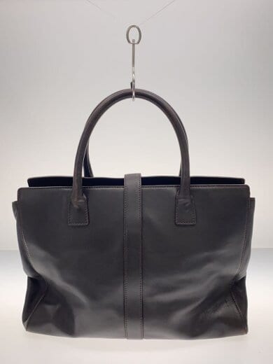 商品画像：角スレあり/バッグ/レザー/BRW/無地 3