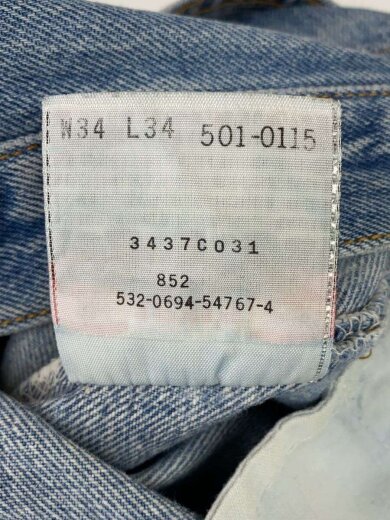 商品画像：ストレートパンツ/34/デニム/IDG/00501-0115 5