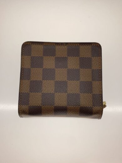 商品画像：コンパクト・ジップ_ダミエ・エベヌ/PVC/BRW/レディース 2