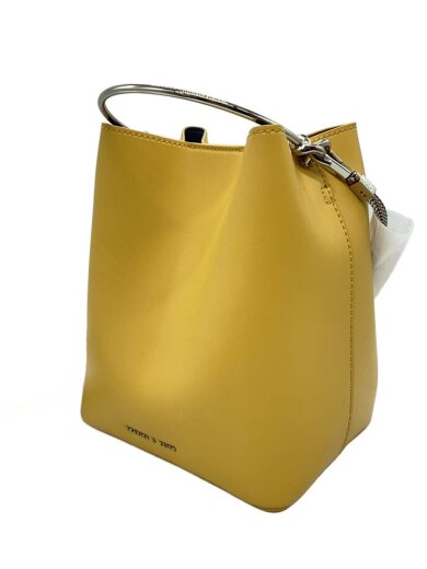 商品画像：ショルダーバッグ/フェイクレザー/YLW/無地 2