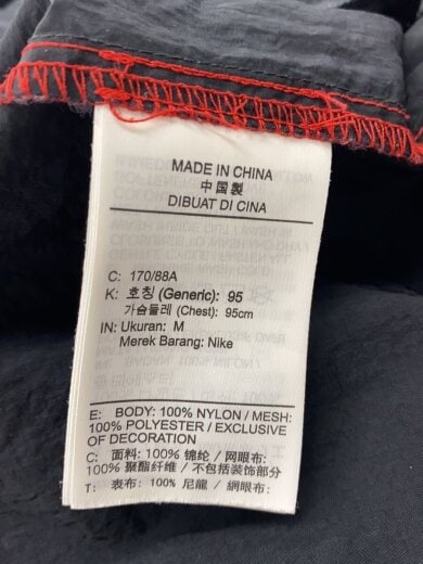 商品画像：ナイロンジャケット/M/ナイロン/BLK/CV1865-010 4