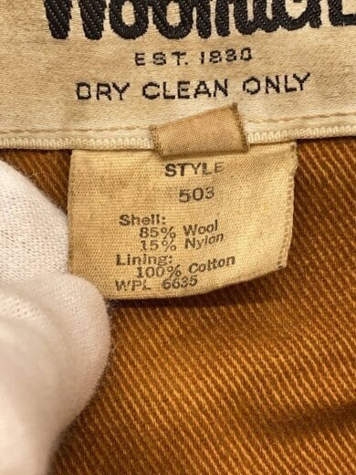 商品画像：ジャケット/46/ウール/RED/チェック/503/ボタン多数欠損/生地破れ/汚れ 4