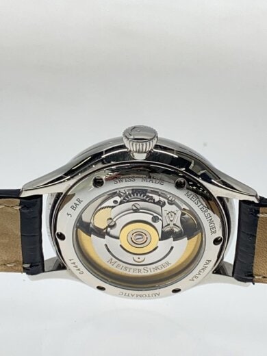 商品画像：MEISTER SINGER/自動巻腕時計/アナログ/レザー/BLK/BLK/SS/PDD902P 3