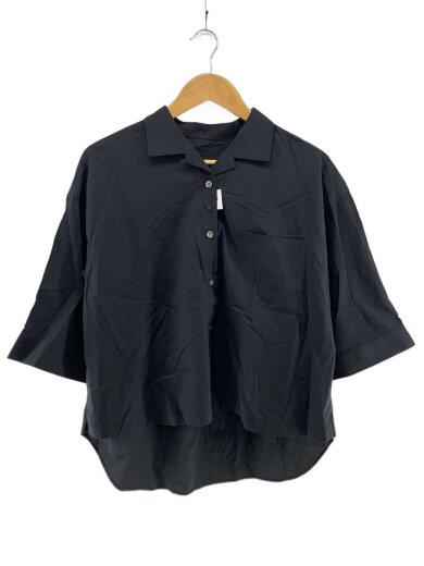 商品画像：半袖シャツ/--/コットン/BLK/無地/903-70903797-X// 1