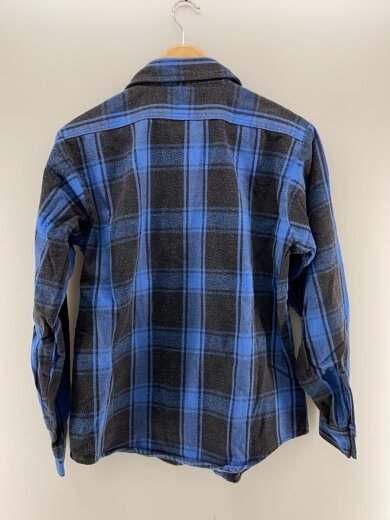 画像：FIVE BROTHER一部破れ有/ホール緩み有/70s80s/MADE IN USA製/ネルシャツ/M/チェック2