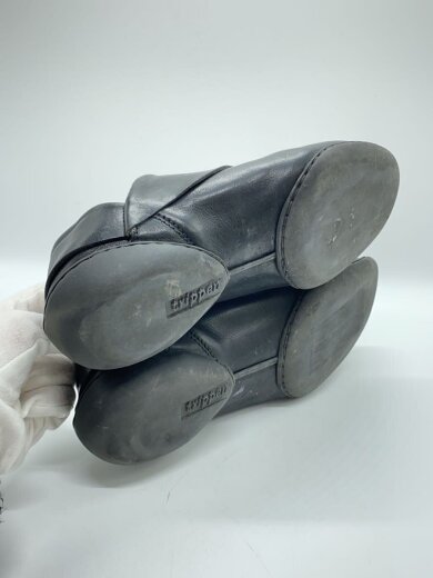 商品画像：フラップレザー/スリッポン/シューズ/39/BLK/レザー 4