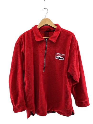 商品画像：90s/ハーフジップ/Marlboro/フリースジャケット/RED 1