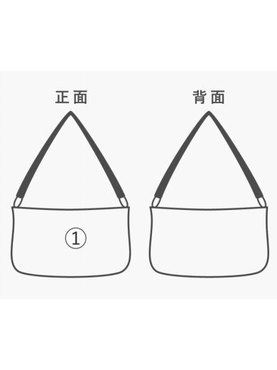 商品画像：内部汚れ有/ririジップ/ボストンバッグ/レザー/BLK/無地 8