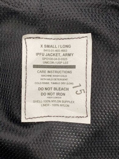 商品画像：IPFU JACKET ARMY/ナイロンジャケット/XS/ナイロン/KHK/SPO100-04-D-0325 3