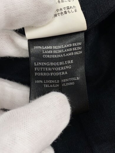 商品画像：レザージャケット・ブルゾン/48/羊革/BLK/無地 4