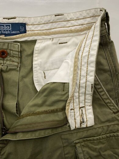 商品画像：色褪せ有り/カーゴショートパンツ/34/コットン/KHK 3