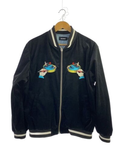 商品画像：スカジャン/M/ベロア/BLK/01201505 1