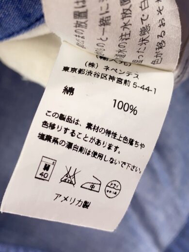 商品画像：ジャケット/1/コットン/BLU 5