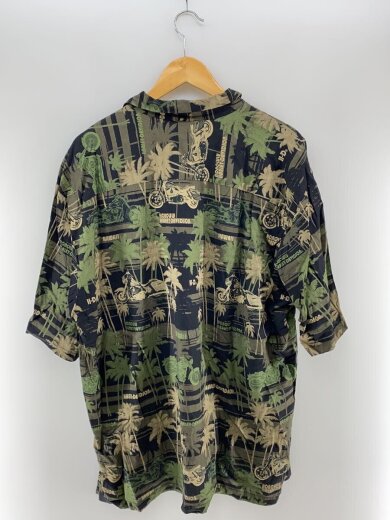 商品画像：アロハシャツ/XXL/レーヨン/KHK/総柄/0404 3632S// 2