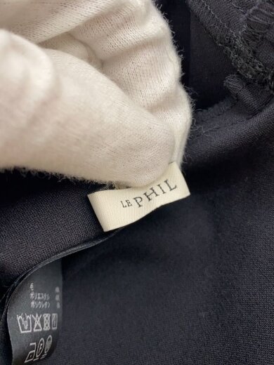 商品画像：オーバーシルエットボリュームスリーブシャツブラウス/FREE/ウール/BLK/無地/534-5110011 3