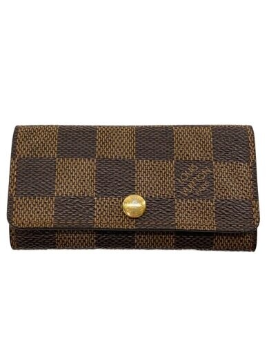 商品画像：ミュルティクレ4_ダミエ・エベヌ/PVC/BRW/メンズ 1