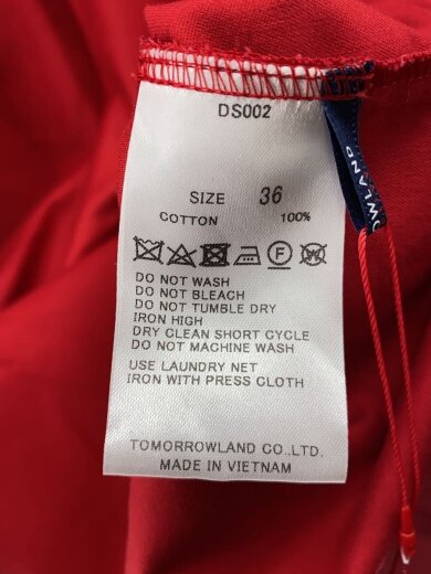 商品画像：長袖ブラウス/36/コットン/RED/14-01-41-01101-HN 4