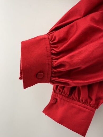 商品画像：長袖ブラウス/36/コットン/RED/14-01-41-01101-HN 6