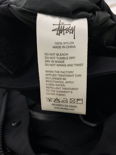 商品画像：ナイロンジャケット/S/ゴアテックス/BLK/無地 4