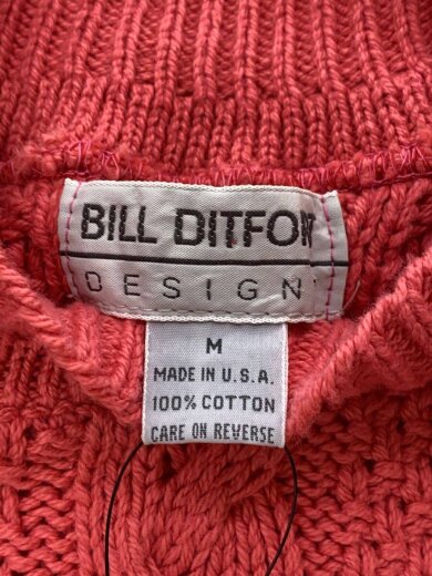 商品画像：USA製/BILL DITFORT/ニット・セーター(厚手)/M/コットン/PNK// 3