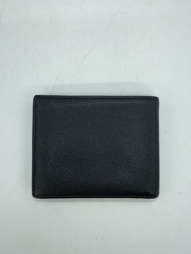 商品画像：2つ折り財布/レザー/BLK/無地/メンズ// 2