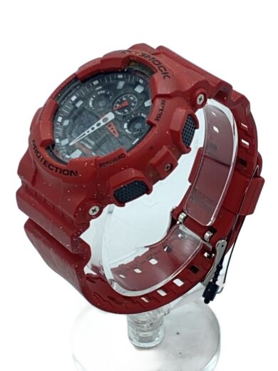 商品画像：クォーツ腕時計/デジアナ/ラバー/RED/GA-100B 2