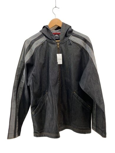 商品画像：フーデットデニムジャケット/00s/ジャケット/L/コットン/GRY/JD1029 1