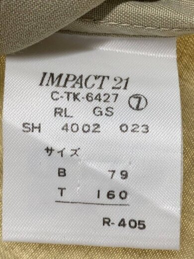 商品画像：THE BIG SHIRTS/90-00s/IMPACT21/--/コットン/BEG/無地/SH 4002 023// 4