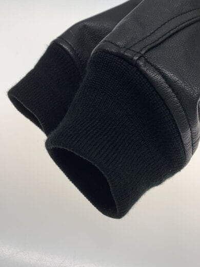 商品画像：18AW　レザーMA-1/前身頃汚れ有/XXL/山羊革/BLK/無地/6181067// 6