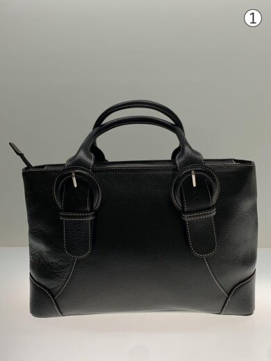 商品画像：ハンドバッグ/レザー/BLK/無地/DELLGA/デルガ/MADE IN ITALY// 2