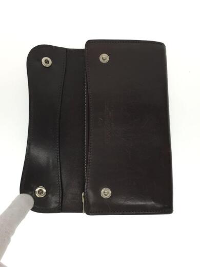 画像：WILD SWANS長財布/レザー/BRW/メンズ4