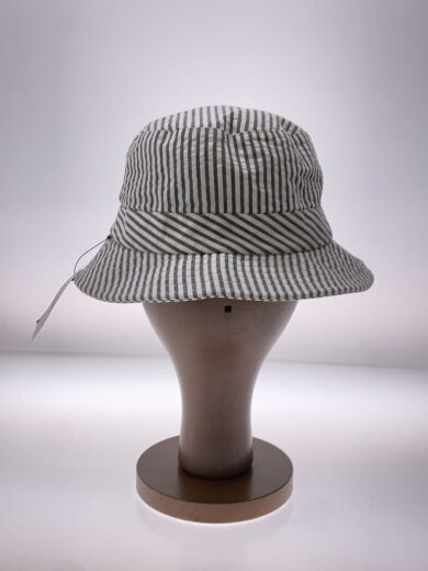 商品画像：バケットハット/S/コットン/WHT/ストライプ/メンズ 3