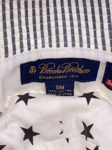 商品画像：バケットハット/S/コットン/WHT/ストライプ/メンズ 5