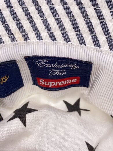 商品画像：バケットハット/S/コットン/WHT/ストライプ/メンズ 6