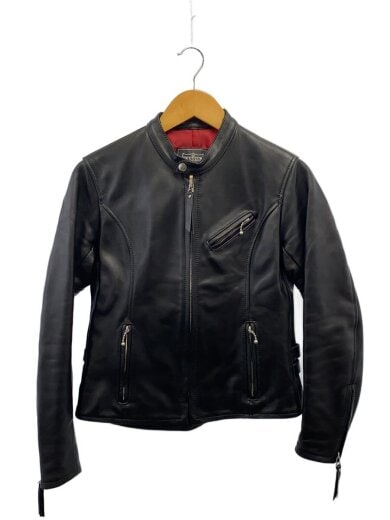 商品画像：シングルライダースジャケット/S/牛革/BLK// 1