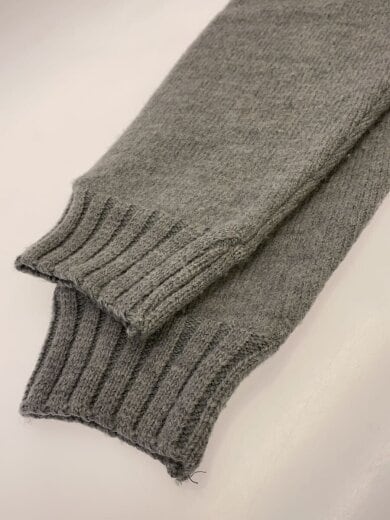 商品画像：ニット・セーター(厚手)/S/--/GRY/チェック// 4