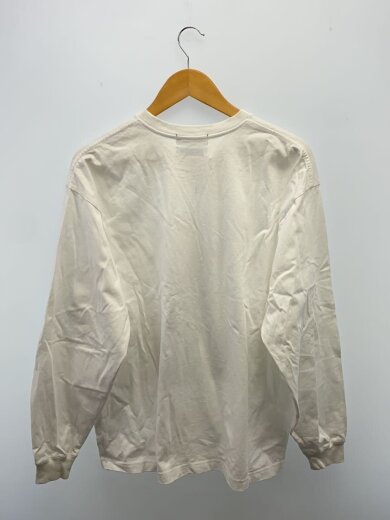 商品画像：長袖Tシャツ/--/コットン/WHT 2