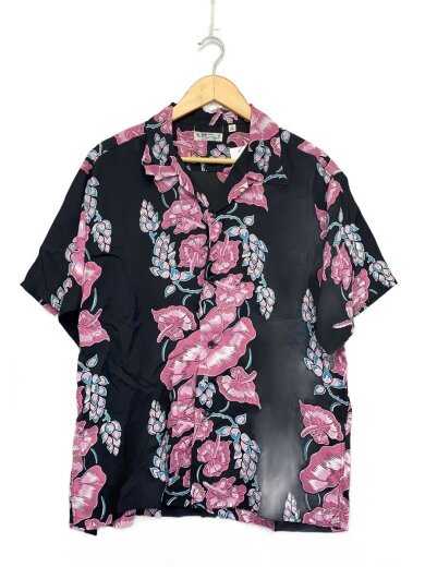 商品画像：アロハシャツ/L/レーヨン/BLK/SS39425 1