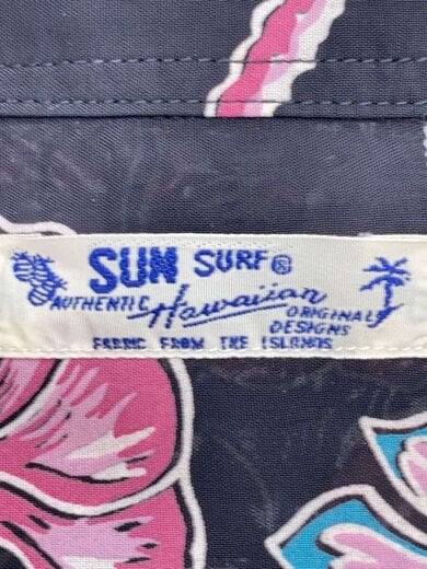 商品画像：アロハシャツ/L/レーヨン/BLK/SS39425 3