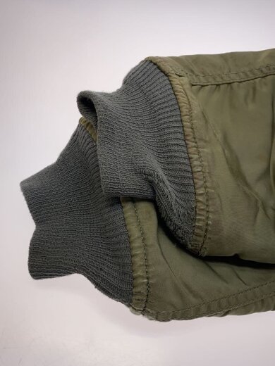 商品画像：フライトジャケット/S/ナイロン/KHK/00s/USA製/MA1 5