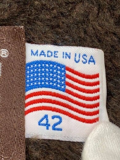 商品画像：フライトジャケット/42/レザー/BRW/USA製// 4