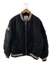 22SS/Second To None MA-1 Jacket/XL/ナイロン/BLK