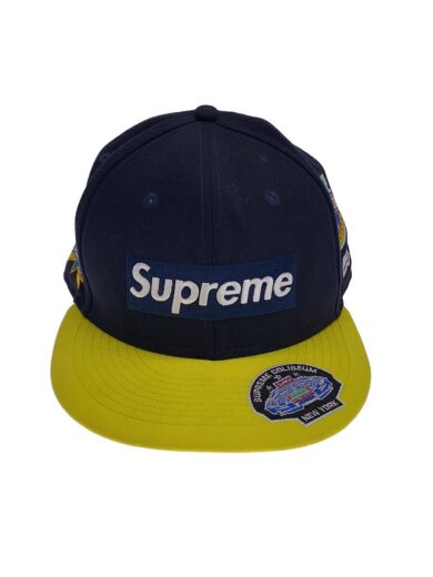 商品画像：キャップ/7 3/8/ポリエステル/NVY/総柄/メンズ 1