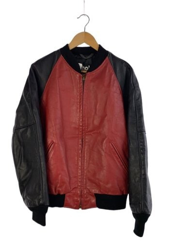 商品画像：レザージャケット・ブルゾン/40/牛革/RED 1