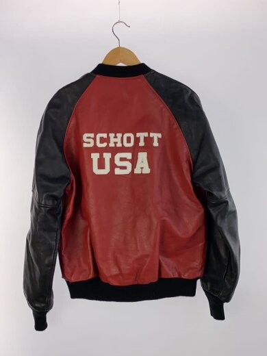 商品画像：レザージャケット・ブルゾン/40/牛革/RED 2