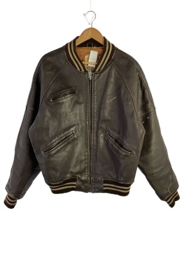 商品画像：レザージャケット・ブルゾン/S/レザー/BRW 1