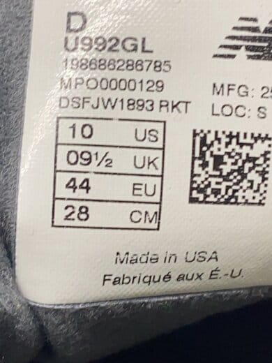 商品画像：U992/グリーン/28cm/GRN 5