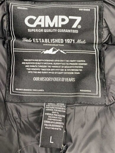 商品画像：ダウンジャケット/L/ポリエステル/BLK/CP-4116003 3