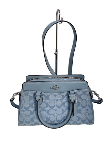 商品画像：ショルダーバッグ/--/BLU/総柄/CH859 1