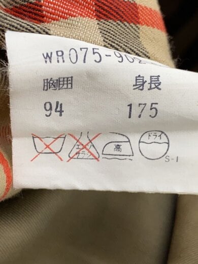 商品画像：トレンチコート/--/コットン/KHK/WR075-902-75 4